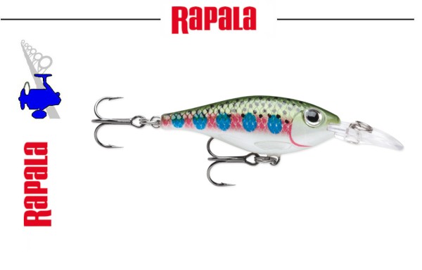 RaPaLa ULS-4 Ultra Light - 4cm - 3g - TT 1,2m-1,5m - Rainbow Trout