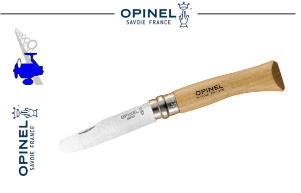 Opinel No 07, Kindermesser, rostfrei, Buchenholz natur