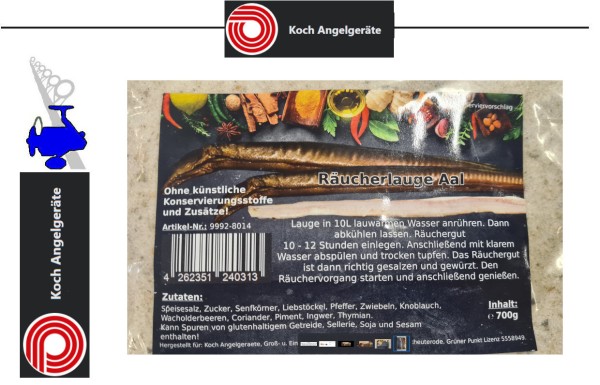 Koch Angelgeräte Räucherlauge - Aal 700g