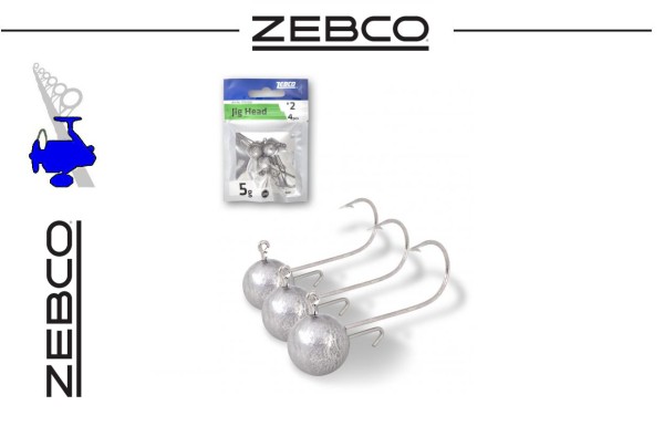 Zebco Jig Head Gr. 2/0 versch. Gewichte