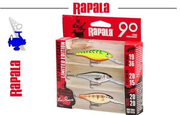 RaPaLa 90th Anniversary - Limited EditionLure Kit Shad Rap - Geburtstags Wobblerset