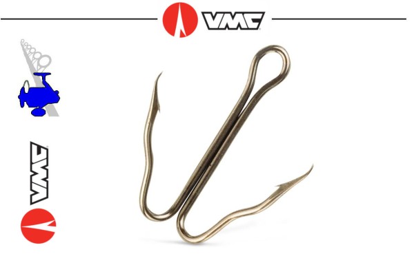 VMC Predator Zwillings - Blitzhaken versch. Gr. Inh. 10St.