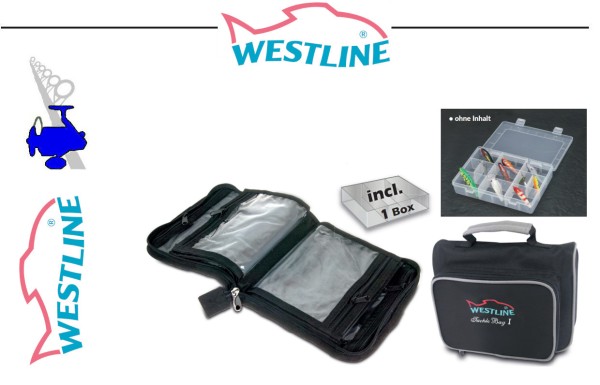 Westline Tackle Bag 1 - Vorfachtasche - mit Box - Black