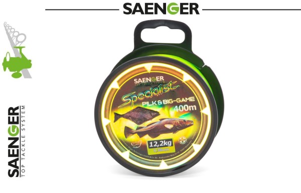 Sänger Specialist Zielfischschnur - Pilk & BigGame - 400m - fluo Yellow