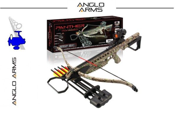 Anglo Arms Recurve Armbrust Panther Camo 175 lbs Deluxe SET