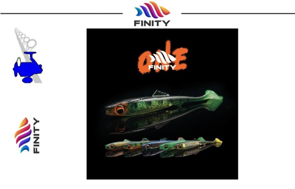 FINITY ONE - #03 Slimy Lime Chartreuse- 9,5cm - 6,6g - Squid Scend - UV Aktiv