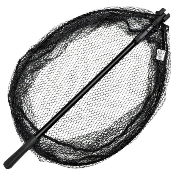 Paladin Kescher Black Net 210cm - Telekopierbar - Gummiert | Kescher |  Forellen | Angelcenter Leichlingen