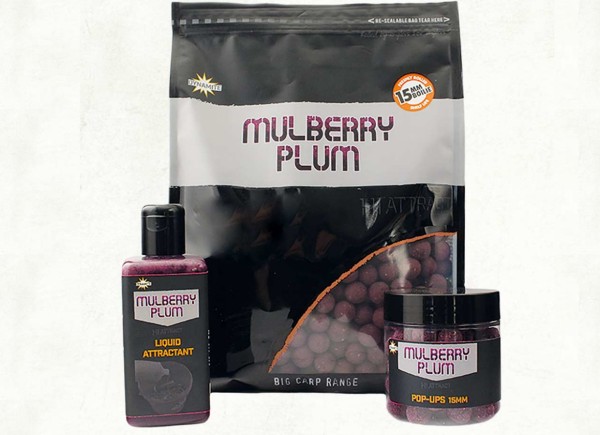 Dynamite Baits Hi Attract Boilies - Mulberry Plum - 15mm -1kg