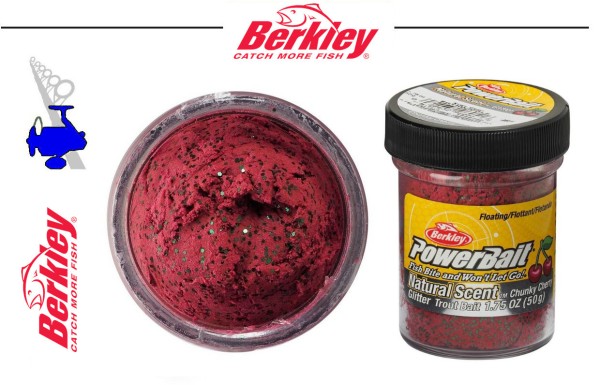 Berkley Power Bait Natural Scent - Chunky Cherry - 50g