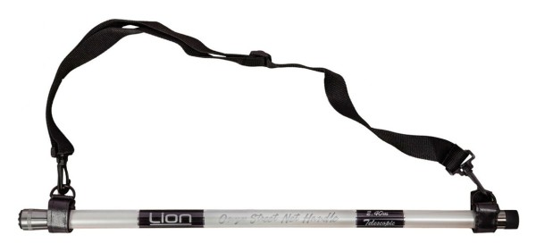 Lion Sports Onyx Street Handle - Tele Kescherstab 2,4m - weiß