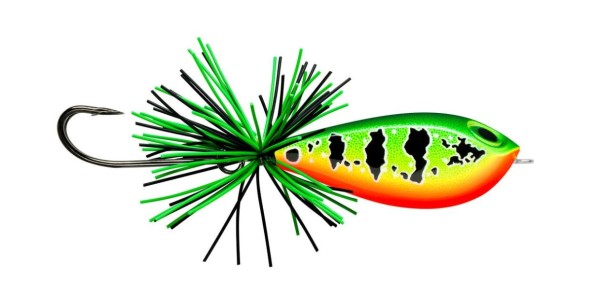 RaPaLa Balsa XTREME BX Skitter Frog - 5,5cm - 13g - Hot Peacock Bass