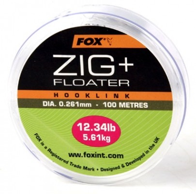 FOX Tackle Zig & Floater Line - Hooklink -versch. Stärke 100m