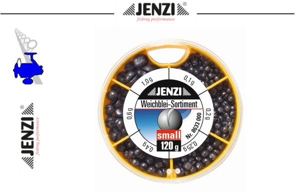 Jenzi Weichblei - Schrotblei - Sortiment - Fein - 120g