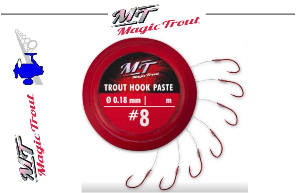 Magic Trout Trout Hook Paste - Flouro Carbon - 2,0m - versch. Gr. Inh. 7st.