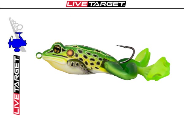 Live Target Ultimate Frog - Original Stride- 50mm - 21g #500 Green / Yellow