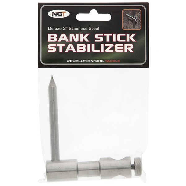 NGT Bank Stick Stabiliser Deluxe 3" Stainles Steel