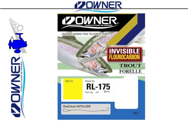 Owner Forelle blau - Invisible Flourocarbon RL-175 60cm