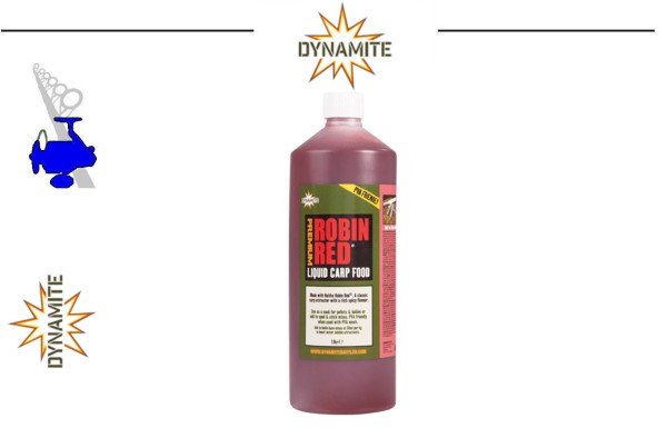 Dynamite Baits Premium Robin Red Liquid Carp Food 1000ml - PVA Freundlich