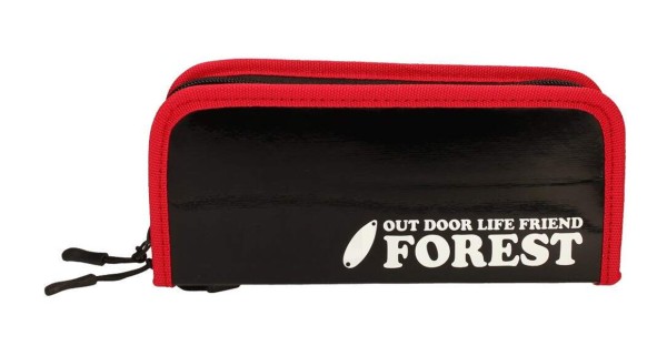 Forest Lure Case M Black/Red Blinkertasche / Spoon Bag