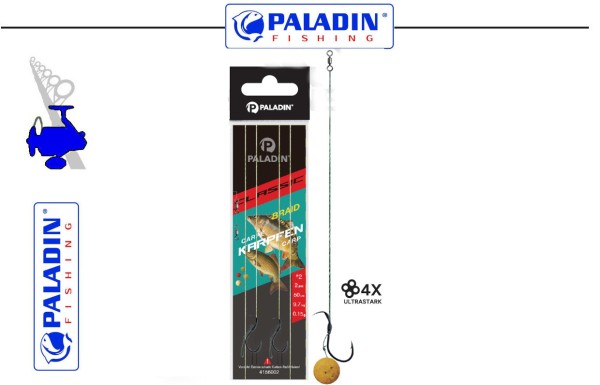 Paladin Classic Braid Karpfen Rig - 50cm - 9,7kg - 0,15mm