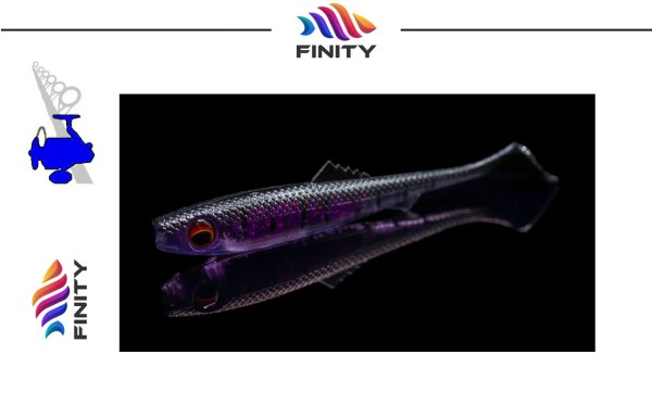 FINITY ONE - #10 Dark Perch - 9,5cm - 6,6g - Squid Scend - UV Aktiv