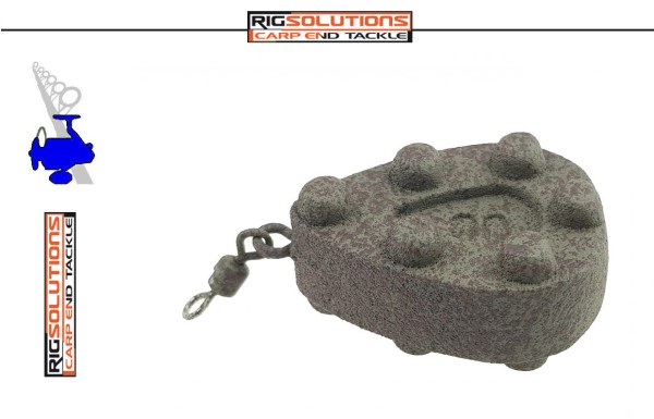 Rig Solutions Karpfen Blei "Stubby Pear Swivel / Grippa"