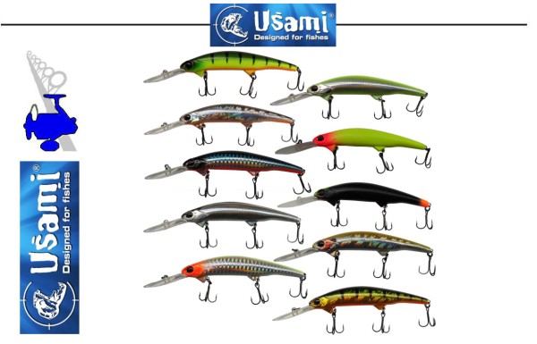 Usami Zander 100F-DR 13,2gr. - floating 2m+