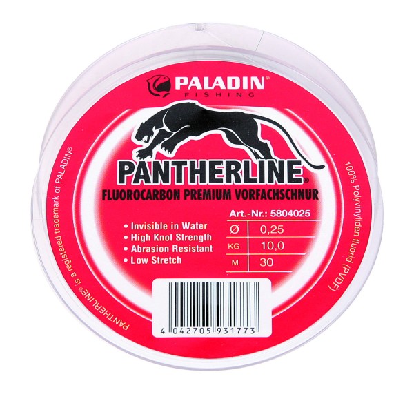 Paladin Pantherline Fluorocarbon Premium Vorfachschnur - 30m - versch. Stärken