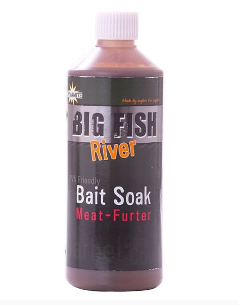 Dynamite Baits Big Fish River - Bait Soak - Meat - Furter 500ml