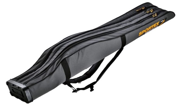 Sportex Rutenfutteral - Tasche Super Safe - 175cm - 3 Fächer für montierte Ruten