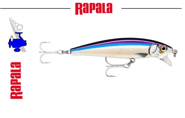 RaPaLa Saltwater X-Rap Magnum Prey - 10cm - 42g - Purple High Voltage