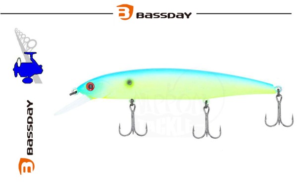 Bassday Mogul Minnow 110SP PH-432 Bluebackchart/Lame