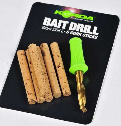 Korda Bait Drill plus 6 cork sticks 6 oder 8 mm