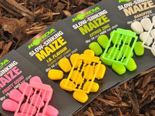 Korda Slow Sinking Corn Fake Maize versch. Sorten Inhalt 12 Stück + free Hair Stops