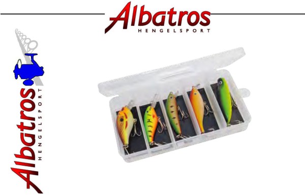 Albatros Predator Mr. Catcher - 5 Wobbler inkl. Transportbox
