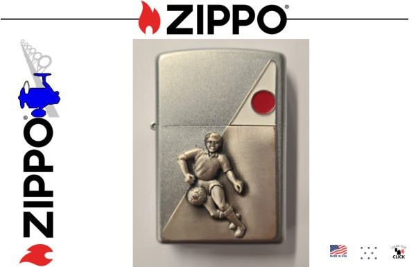 ZIPPO Fussball Spieler - Japan Flagge