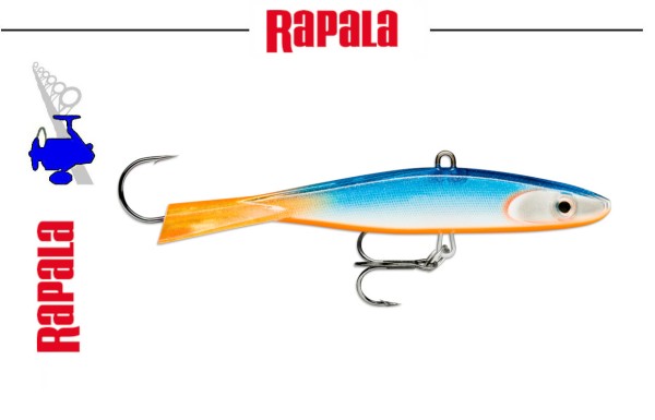 RaPaLa Jigging Shadow Rap - 9cm - 17g - TT Variable . Blue Silver Red