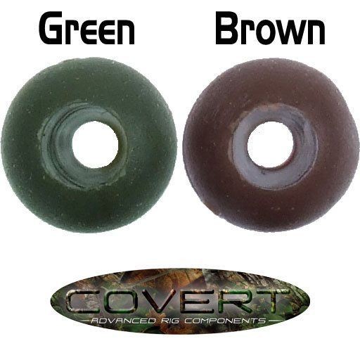 Gardner Tackle Covert Range Safety Beads Brown (Braun) oder Green (Grün)