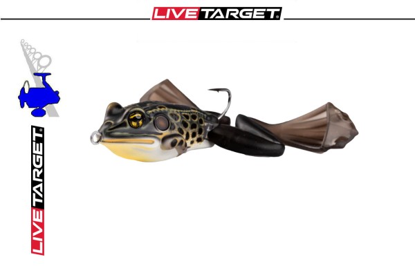 Live Target Ultimate Frog - Original Stride- 50mm - 21g #517 Black/Black