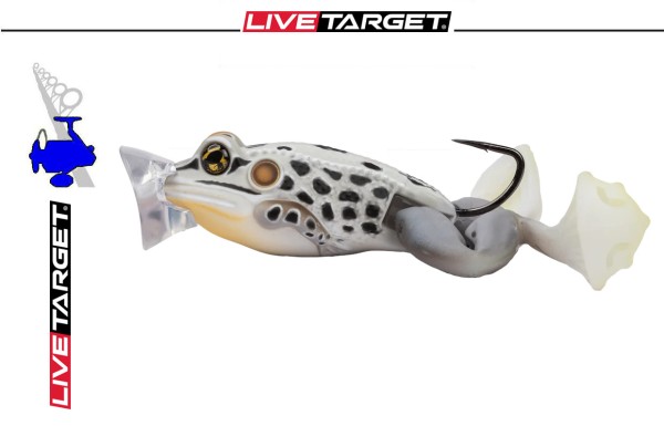 Live Target Ultimate Frog - Popper - 50mm 21g - Albino White