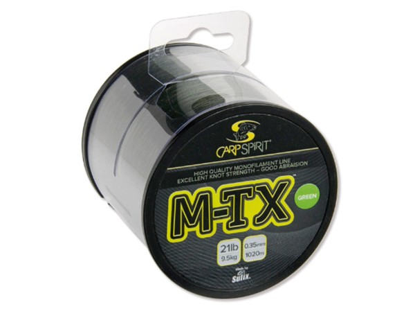 Carp Spirit M-TX Mainline 0,35mm - grün - 15,5lb/9,5kg - 1020m
