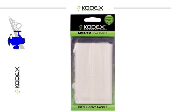 KODEX Meltz PVA Bags - Plain Streamline Mini (55x105mm) 20Stück