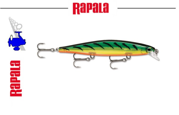 RaPaLa X-Rap Shadow Rap Jerkbait - Slow Sinking - 11cm 13gr - FireTiger