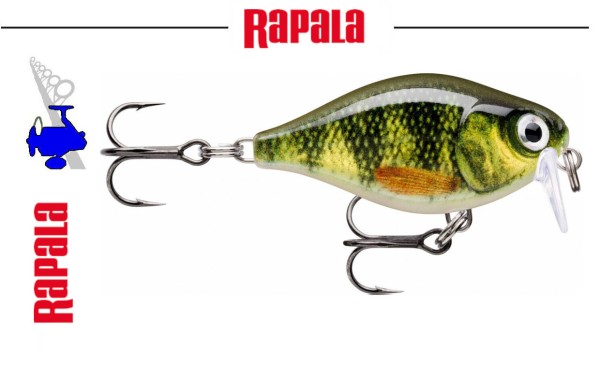 RaPaLa X-Light Series - Crank 03 Shallow Runner - Live Perch - TT 0,9-1,2m - GW 4g - L 3,5cm