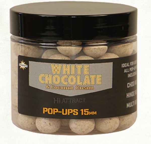 Dynamite Baits Pop Ups - White Chocolate - 15mm