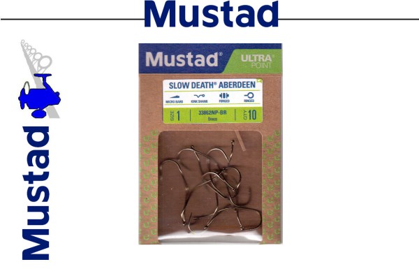 Mustad Slow Death® Aberdeen Hook - Inh. 10St