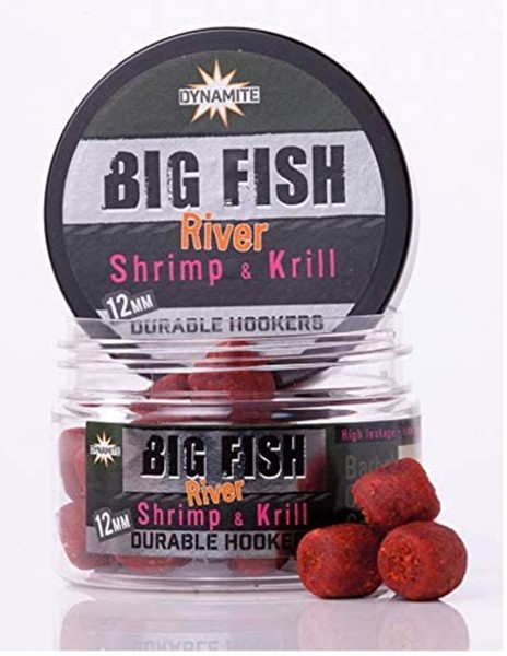 Dynamite Baits River Big Fish - Durable Hookers - Shrimp & Krill 75g