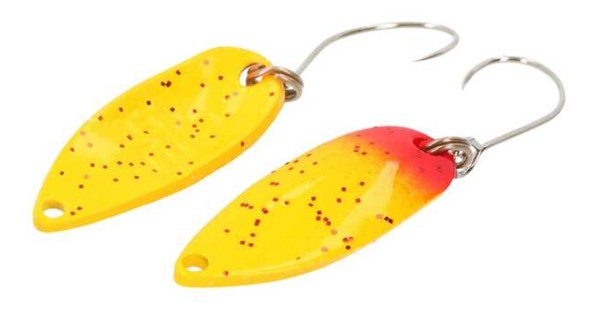 Forest MIU Black - Trout Spoon - 3,5g - # 014 Yellow - Red Tail Forellenblinker