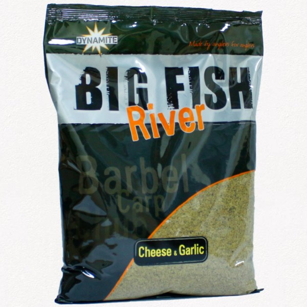 Dynamite Baits Big Fish River Ground Bait Cheese & Garlic 1,8kg