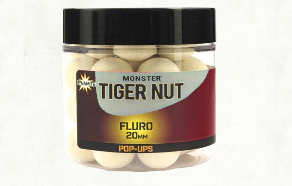 Dynamite Baits Fluoro Pop Ups Monster Tiger Nut 15mm